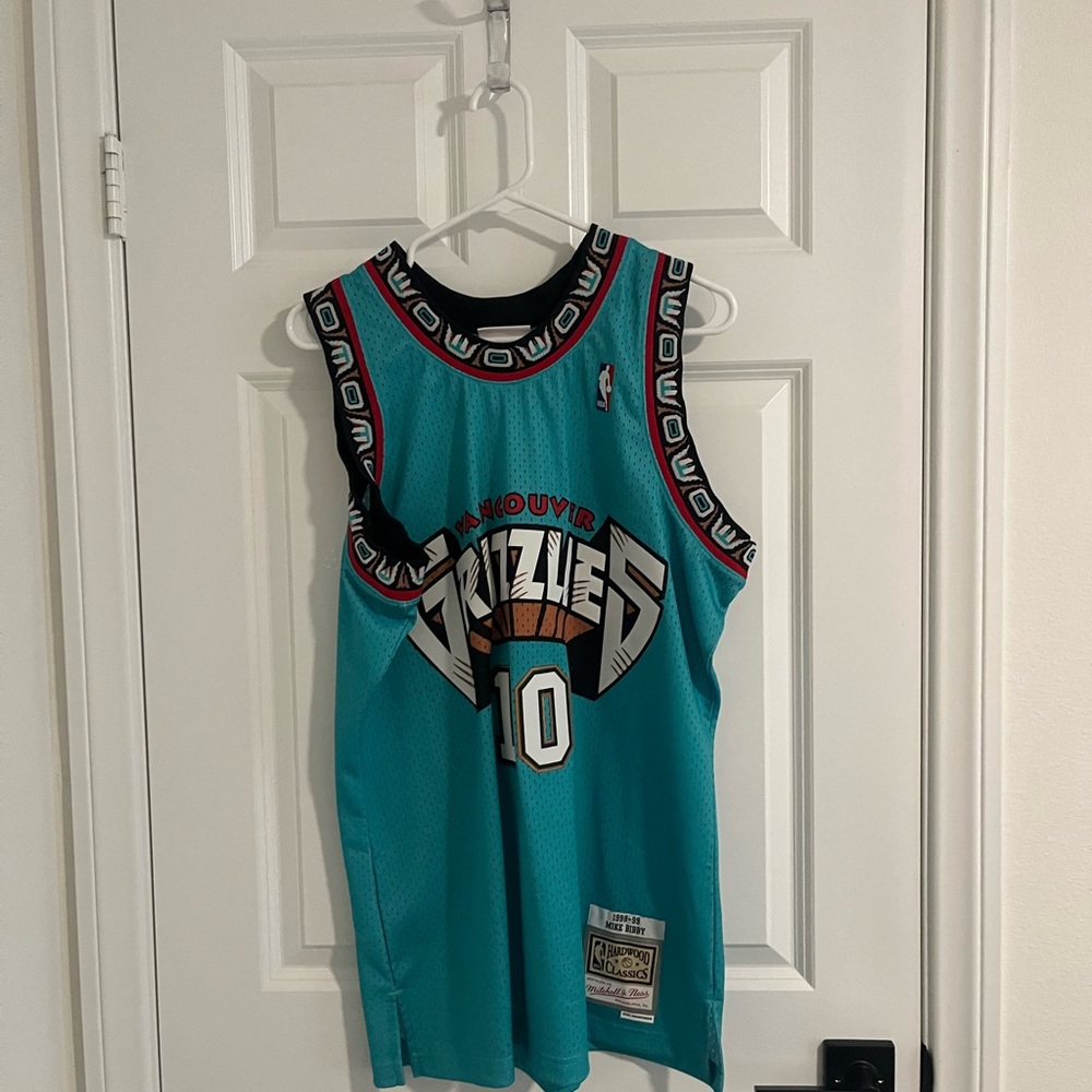 Mitchell & Ness Bibby Teal Jersey